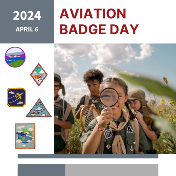 Girl Scouts Aviation Badge Day